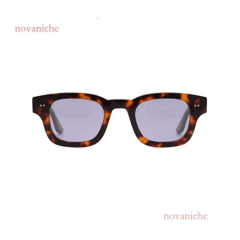 Unisex square thick Uv400 polarized acetate fiber sunglasses
