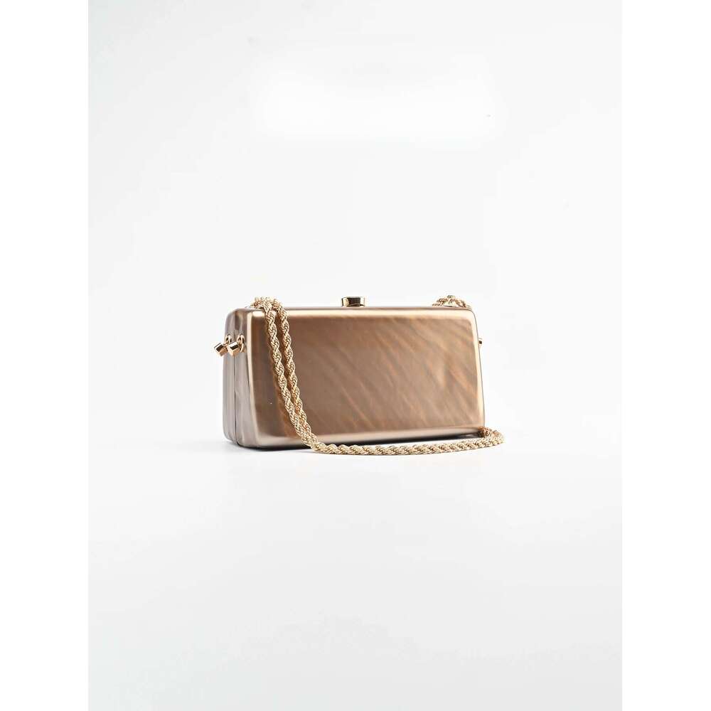 Retro European And American Splicing Trendyy Marble Banquet Box Versatile New Wedding Party With Hand-Held Cross-Body Pearlescent Acrylic Clutch Bag