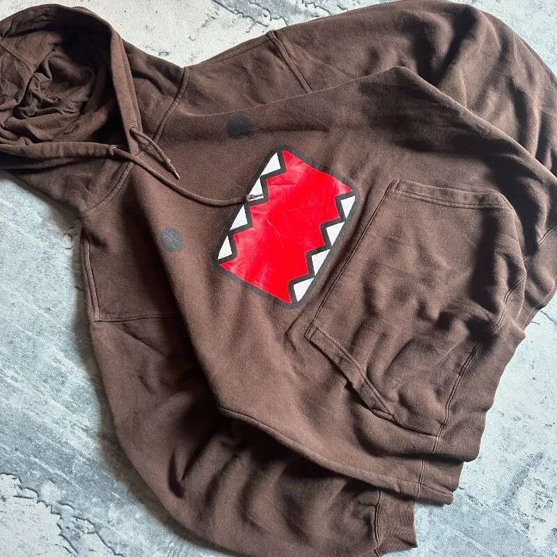 Y2k Haruku Style New Fashion Cartoon Print Hoodie Women Streetwear Vintage Hip-Hop Popular Casual Couple Sports Sweater Tops Designer