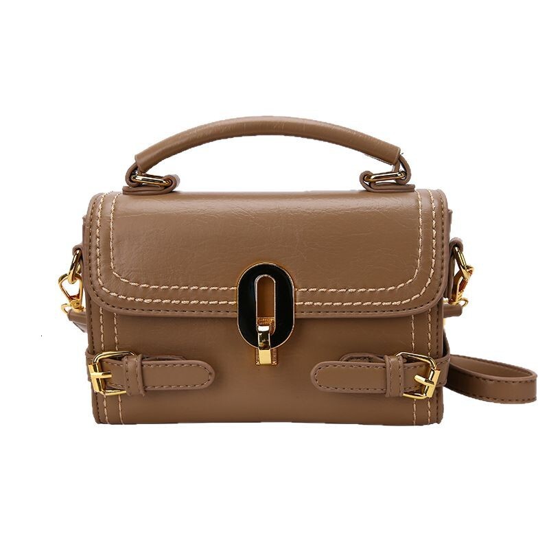 Top Quality New Free Delivery Designer Bag Oblique Delivery 2025 Summer New Women's Small Square Bag Trend Contrast Color And Western Style Singl