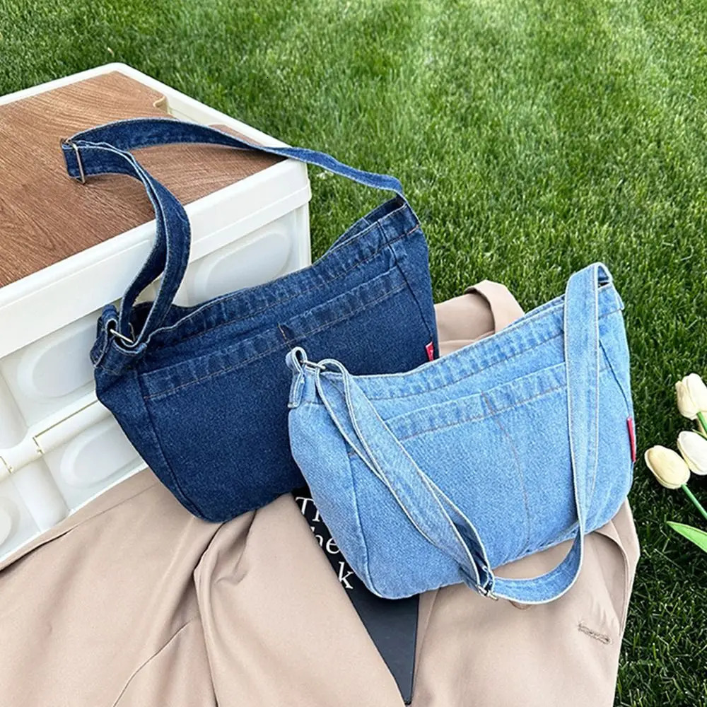 Casual Simplicity Large Shoulder Bags Women High Capacity Shopping bag Crossed Body Denim Bag Messenger Crossbody 250514