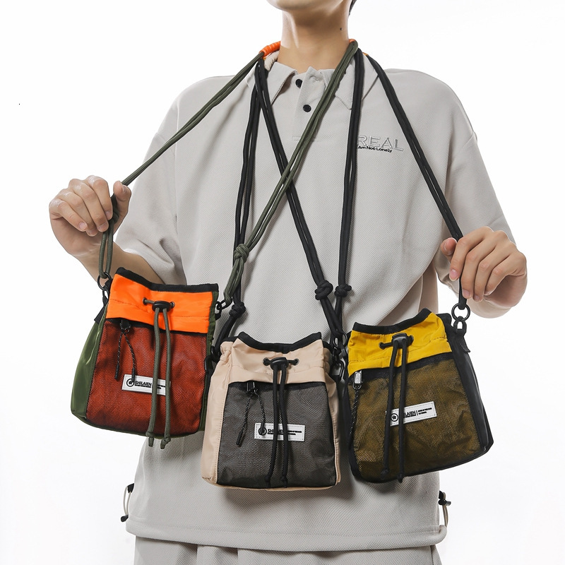 2025 New Women's Bag Functional Work Bag Student Crossbody Bag Designer Fashion Sports Single Shoulder Small Backpack Trendy Personalized Small C