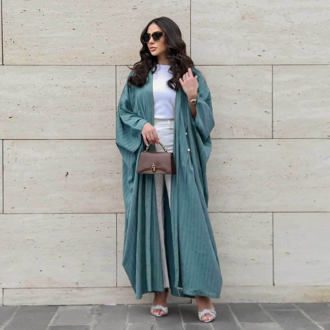 Eid Djellaba Kimono Open Abaya for Women Muslim Dress Dubai Turkey Maxi Dress Kaftan Islam Clothing Ka Caftan Marocain Femme X250514