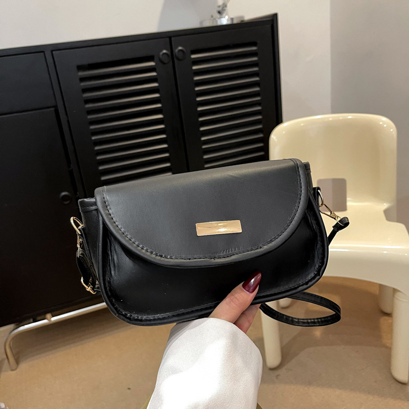 Free Delivery Designer Bag Splicing Texture Versatile Ins Commuting Shoulder Crossbody Women 2025 New Niche Small Square For Spring And Summer Luxury 