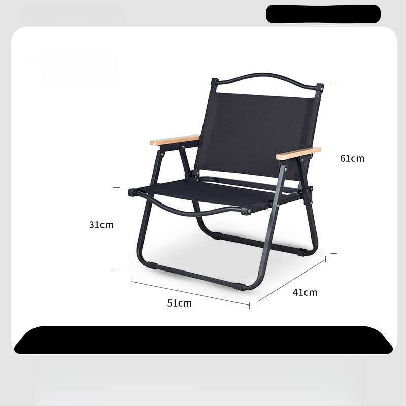 Outdoor folding ultra lightweight carrying aluminum alloy seat equipment camping picnic leisure Kemet chair set