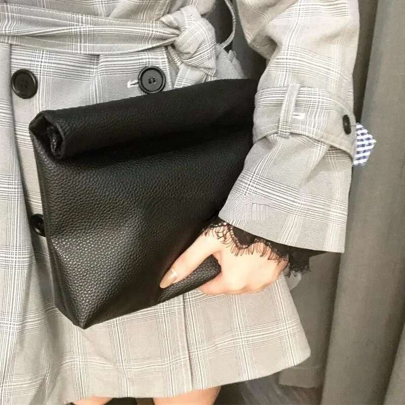 Designer Brand Purses And Handbags For Women Shoulder Bag Trend Tophandle Soft Leather Women's Clutch Femme Bags