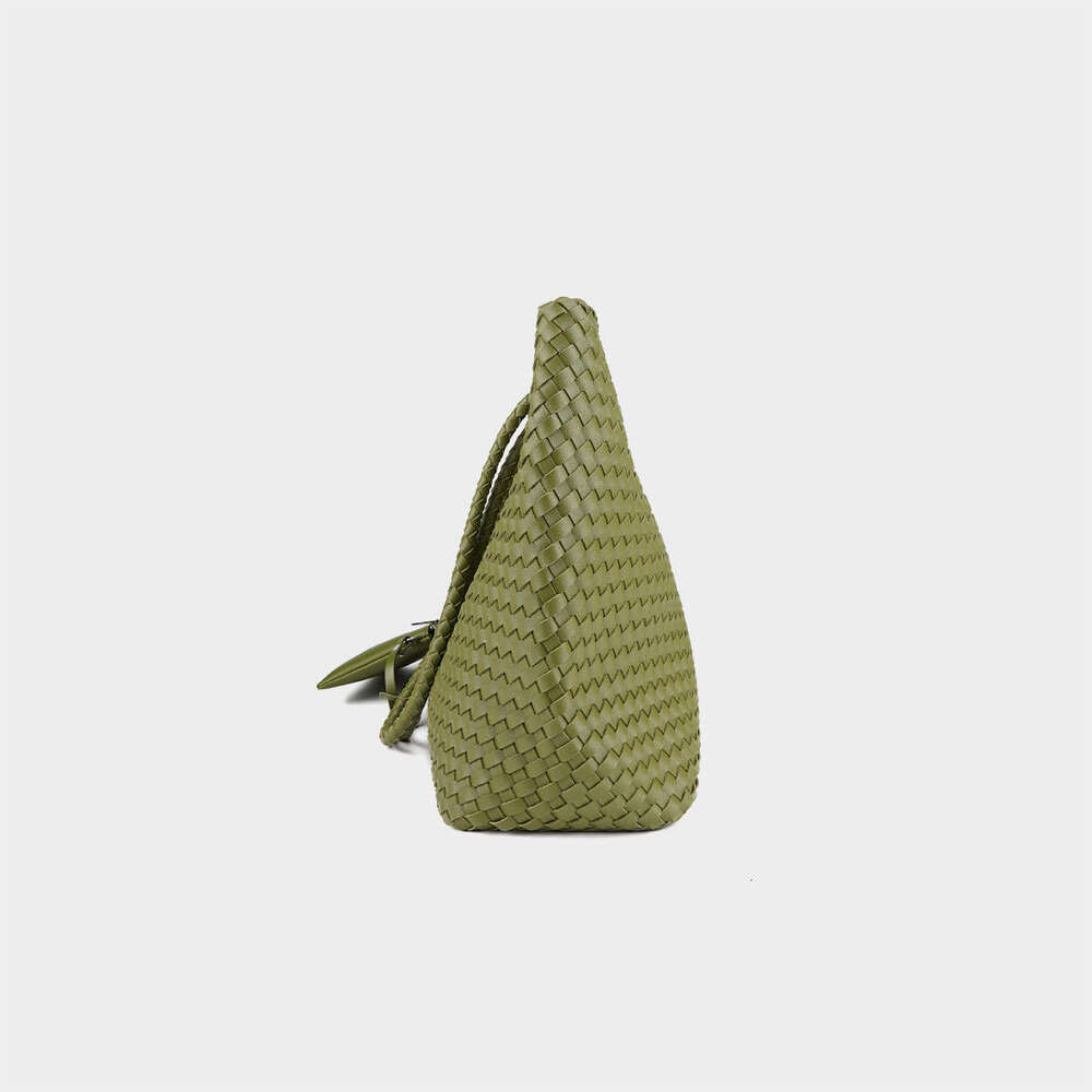 HERMIN 2025 New Women's Large Capacity Hand Woven Handheld Shoulder Tote Bag 5006
