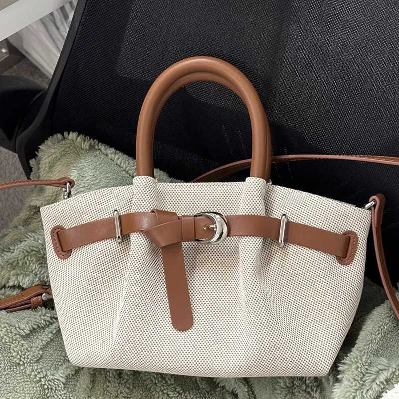 Luxury Brand Female Dumpling Bag 2025 New Casual Shoder Crossbody Handbag Large Capacity Versatile Canvas Tote Bag Ladies Bag Z250514