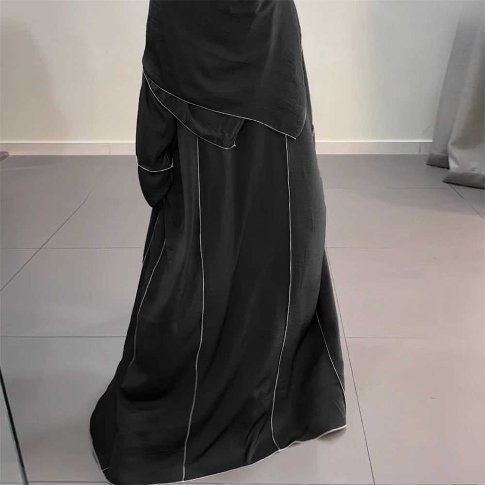 Ramadan Open Abaya Dubai Turkey Kaftan Women Muslim Maxi Dress Kimono Cardigan Eid Islamic Clothing Arabic Robe Modest Jalabiya X250514