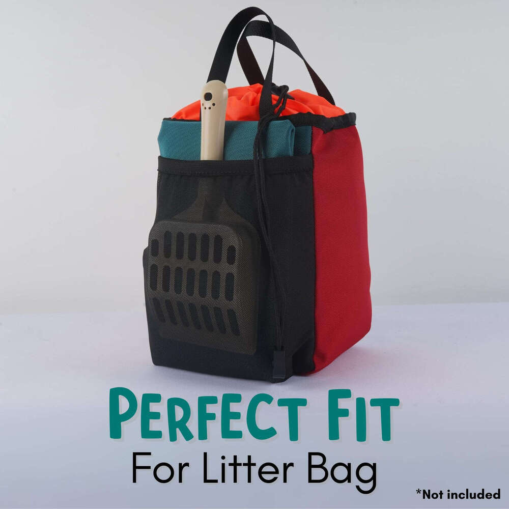 Cat travel box waterproof and leak proof portable foldable cat litter storage bag pet supplies