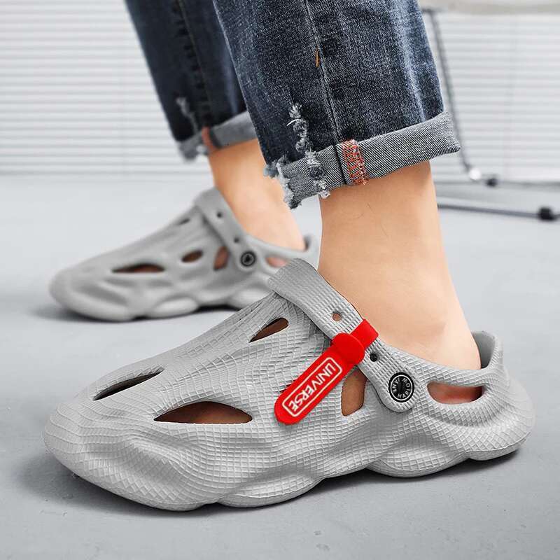 Summer Men Comfortable Platform Outdoor Sandals Beach Slippers Flip ps Male Indoor Home Slides Bathroom Shoes