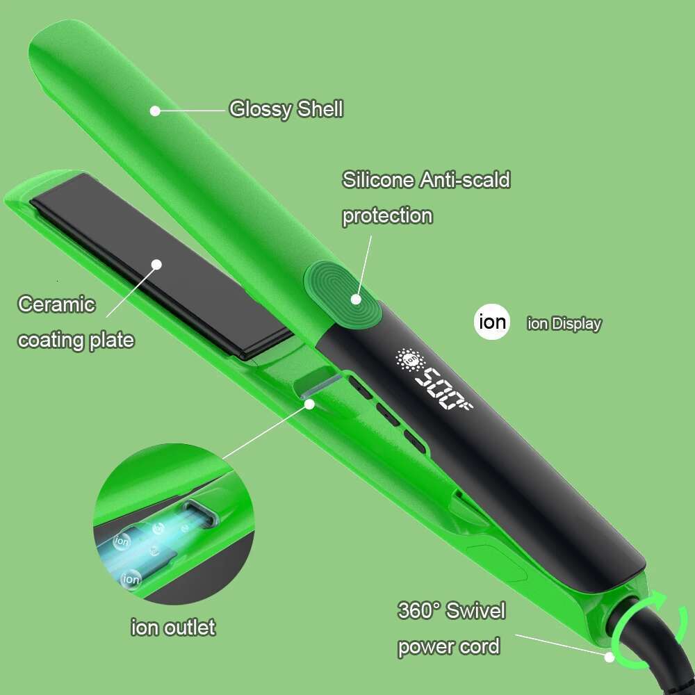 Plasma Flat Iron 500F Vibrate Straightener Keratin Treatment For Frizzy Recovers The Damaged Hair Irons