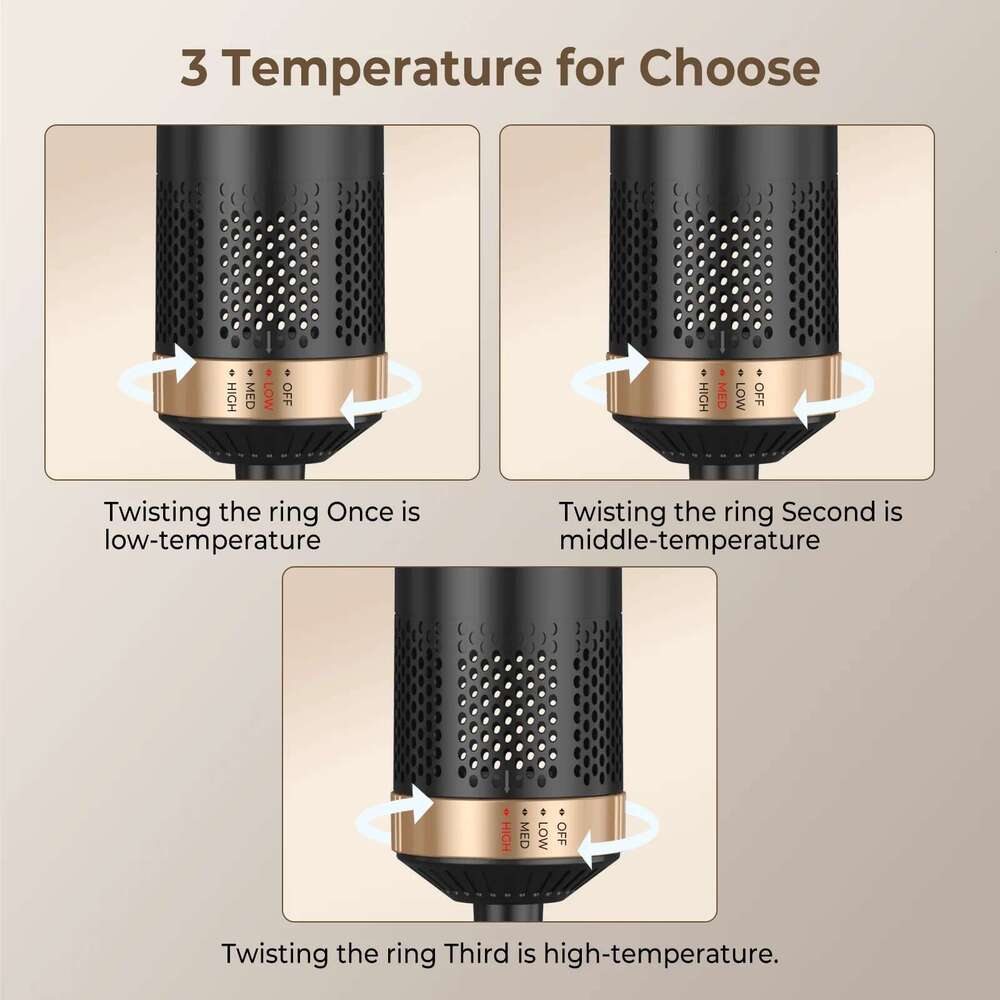 5 in 1 Professional Straightener Curler Electric Comb Dryer Brush Hot Volume Curlers Hair Style Set