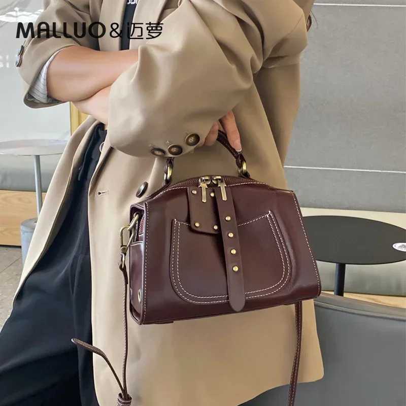 Wens Natural Cow Real Leather Crossbody Bag Ladies Cowhide Designer Luxury Shoder Handbag Fem Cmut Bost Bags Z250514