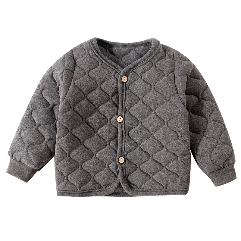 Winter Baby Long Sleeve Warm Coat Plus Velvet Thick Infant Girl Denim Jacket Toddler Boy Casual Cardigan Kids Clothes 240926