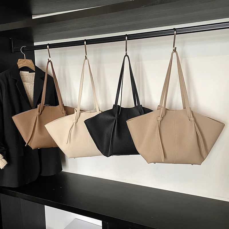 Brand Wens Large Capacity Wing Tote Bag Lychee Pattern Shoder Bag Simple Cmuter Handbag Fi Casual Underarm Bag Z250514