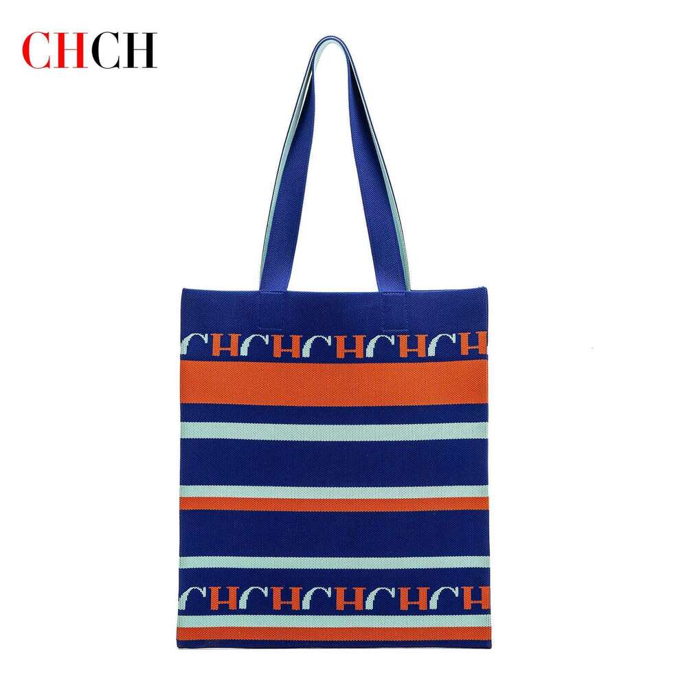 chch womens tote new striped portable handbag student shoulder bag 250513