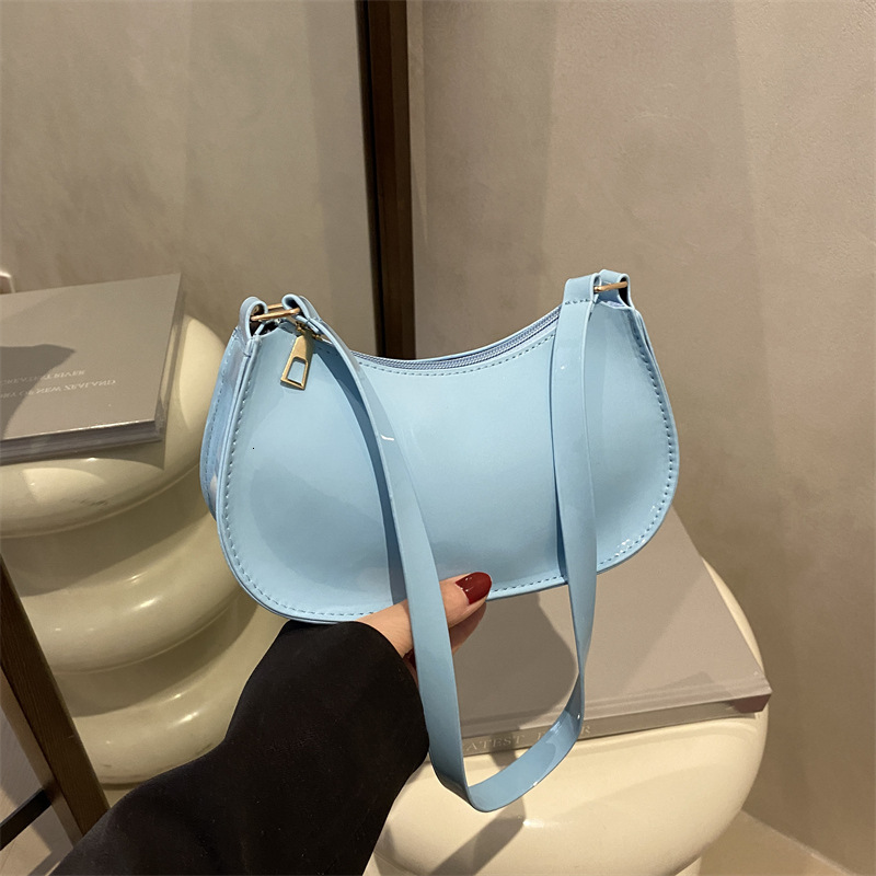 Popular New Luxury Bag Free Delivery Designer Bag Fashion Solid Color 2025 New Korean Version Single Shoulder Underarm Handbag Women's Stylish Sm