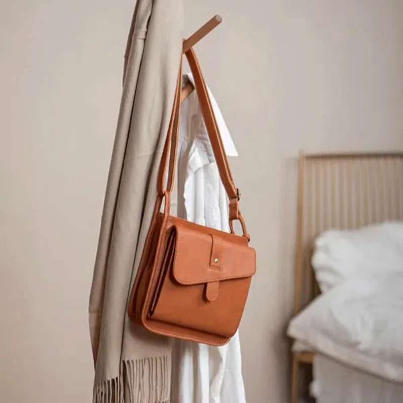Genuine Leather Women's Crossbody Ladies New Spring And Summer Hundreds Of Small Square Bag Mother