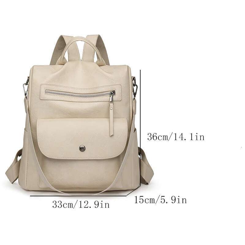 High-End Soft PU Shoulder Bag For Women, Latest Fashion Trend, Multi-Functional, Personal Leisure, Stylish Backpack, Light Trave