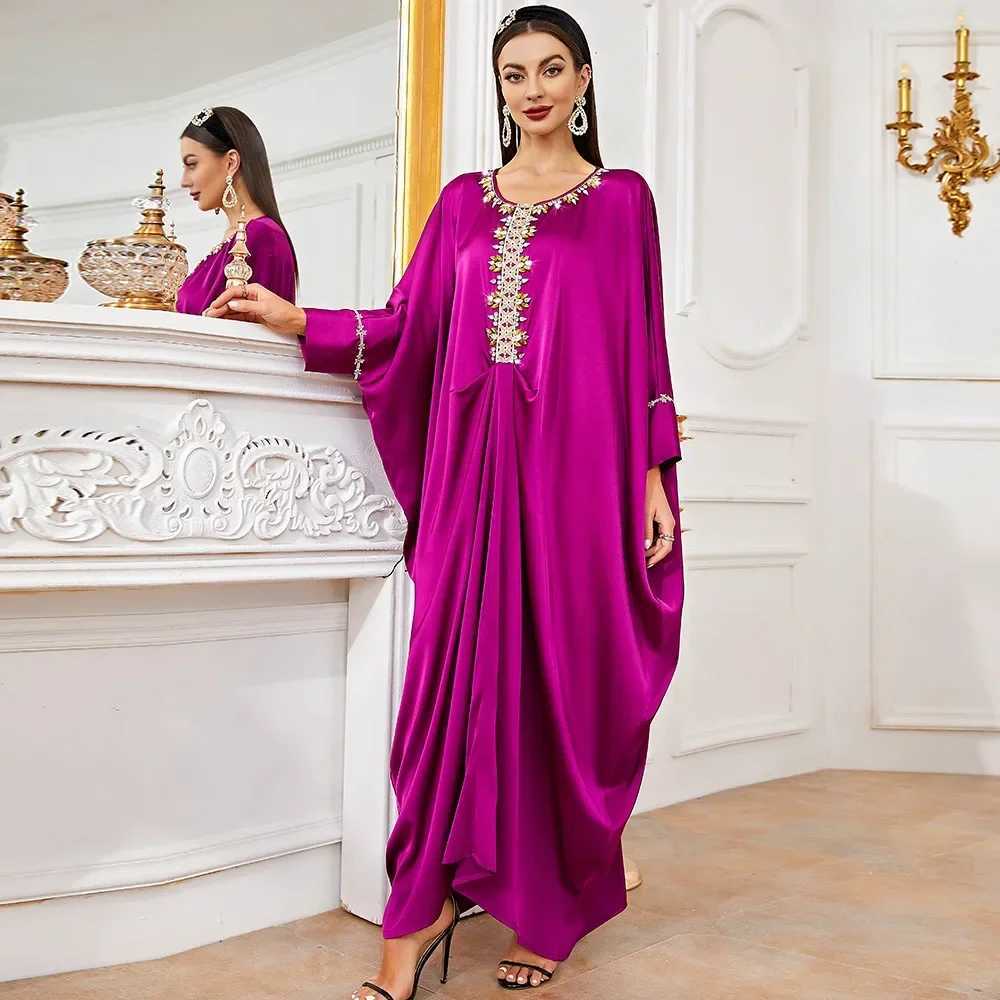 Eid Mubarak Abaya Dubai Turkey Islam Arabic Muslim Long Maxi Dress Kaftan Robe Evening Moroccan Dresses Abayas for Women Caftan X250514