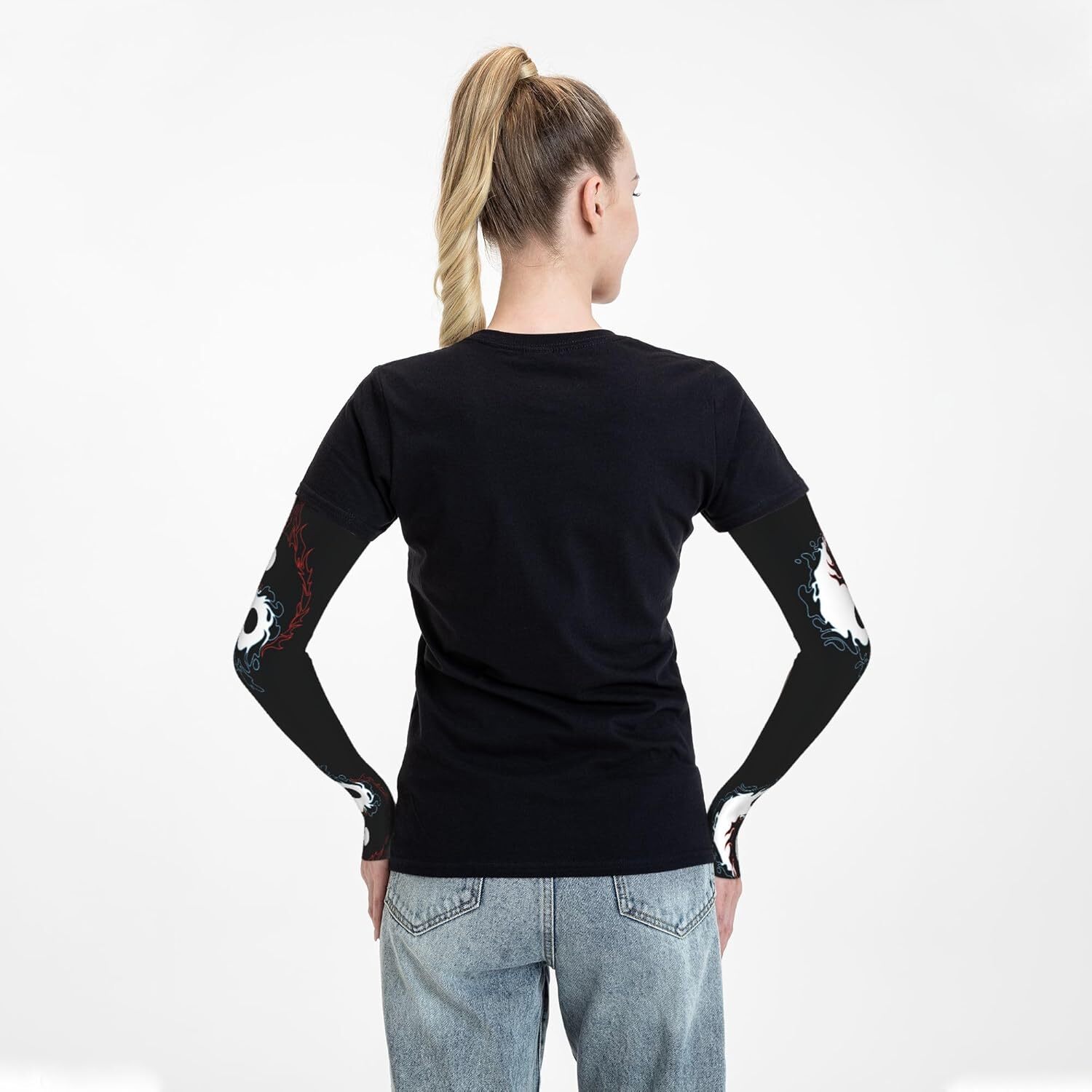 Men Women Sun Protective Cooling Sleeves Sunshade, Arm Sleeve