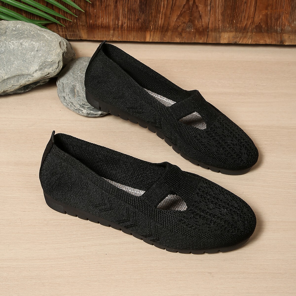 Casual Shoes Large Size Single Shoe Spring Summer New Women S Soft Sole Non Slip Breathable Casual Round Toe Lightweight Flat Shoes Ddmysaturn