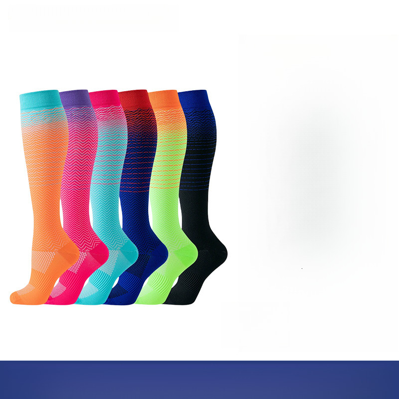 Designer Socks New Needle Gradient Pressure For Men And Women Cycling Running Sports Football Socks Outdoor Calf Yoga Socks Sports Socks wholesale