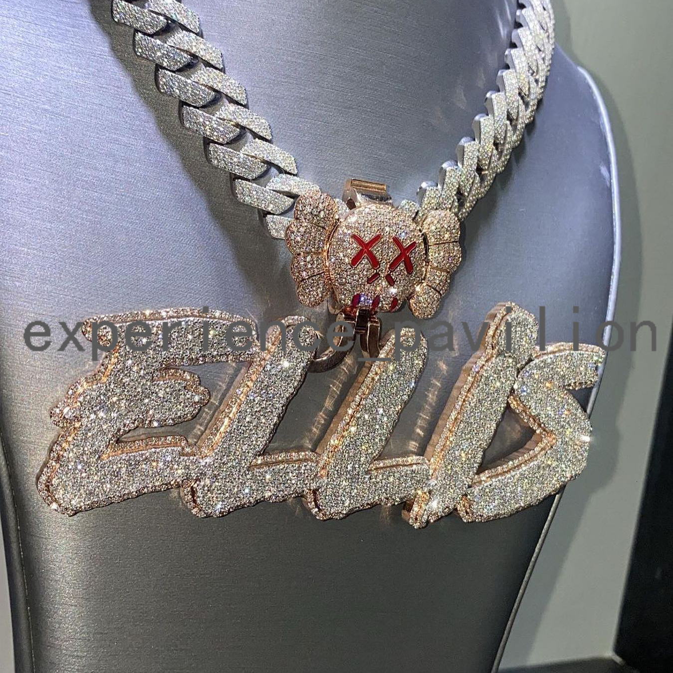 Factory Price Hip Hop Jewelry Custom Pendant Vvs Moissanite and S925 Hip Hop Jewelry Iced Out Moissanite Pendant Vvs