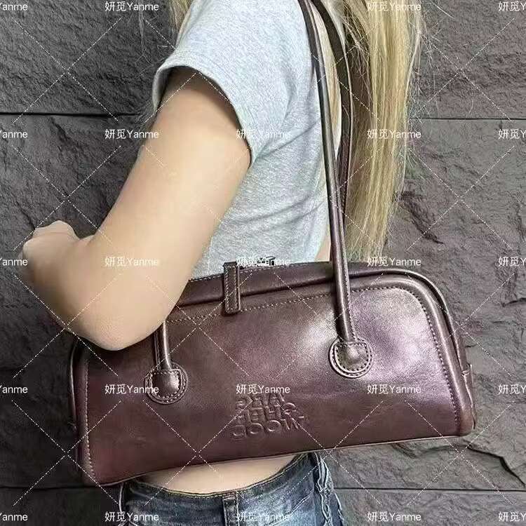 Korean version Savi same style Margesherwood Boston handbag commuting armpit bowling shoulder bag