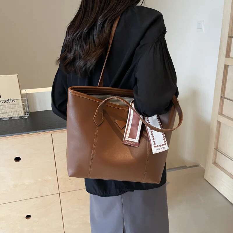 2025 New Women's Oversized Tote Bag - Perfect For Commuting, Shoulder Carry