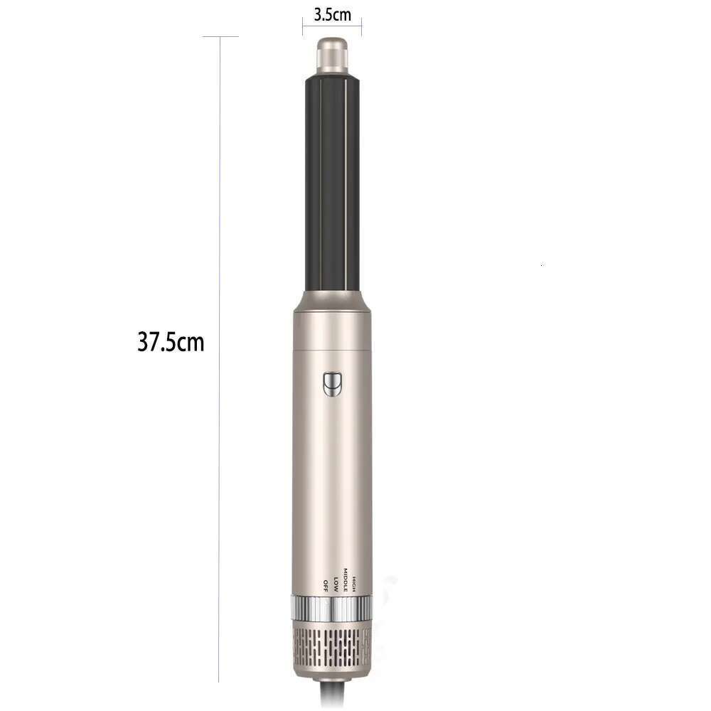5 In 1 Dryer Brush Electric Hot Air Straightener Multi Hair Styling Blowing Comb Rotating Curling Iron Set Professional