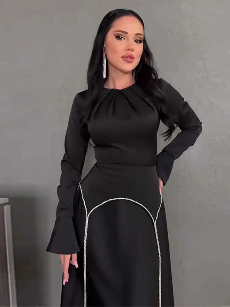 Ramadan Eid Satin Abaya Islam Muslim Dress Prayer Clothes African Dresses For Women Robe Musulmane Femme Vestidos Para Mujer X250514