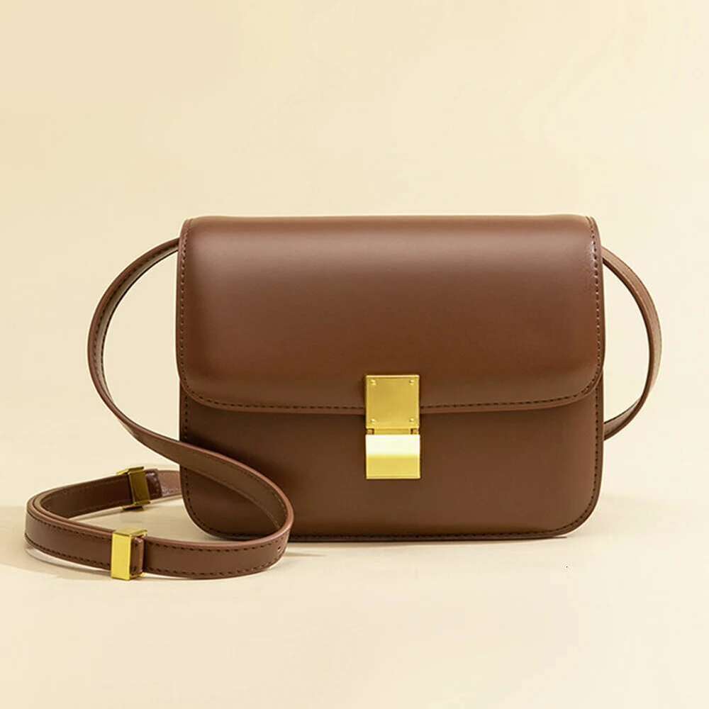 Women Summer Shoulder Crossbody Armpit Genuine Leather Ladies Messenger Female Small Square Bag Clutch Bags Handbag