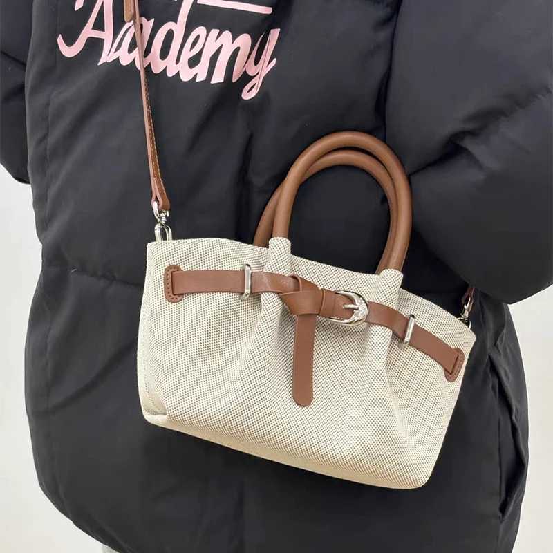 Luxury Brand Female Dumpling Bag 2025 New Casual Shoder Crossbody Handbag Large Capacity Versatile Canvas Tote Bag Ladies Bag Z250514
