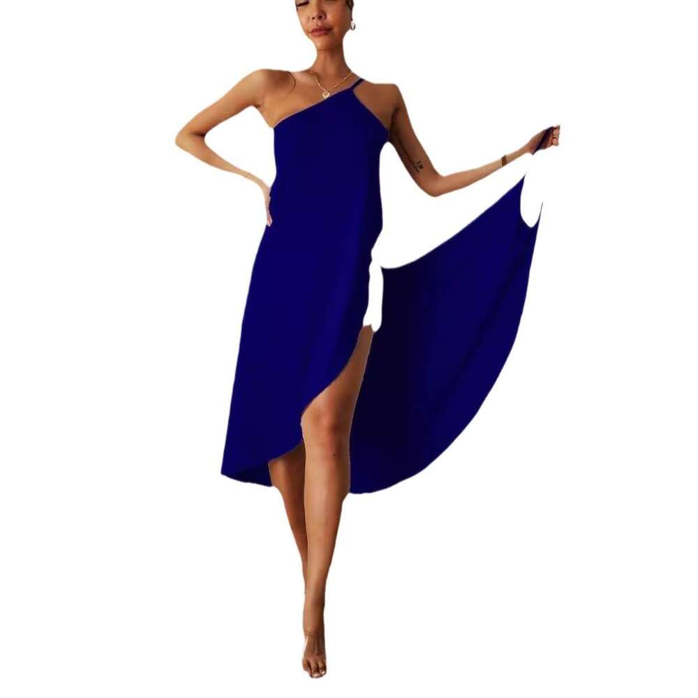 Women Clothes Dress New Solid Color Sexy Strap Colors Sizes Beach Dress For Women KQ