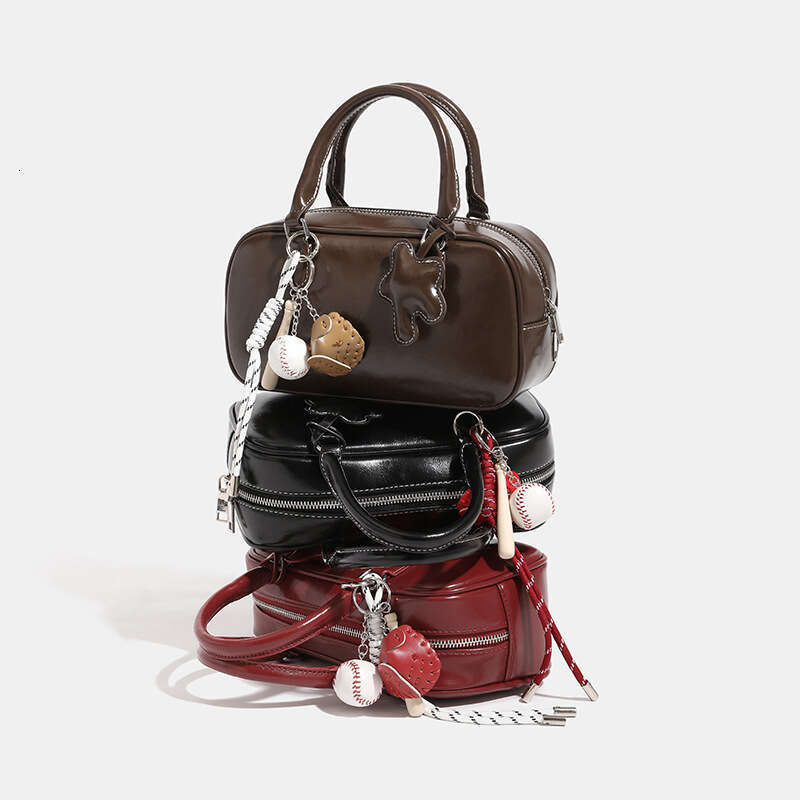Women's Bags Designer Niche Design Bowling Women's Autumn And Winter Handbag Commuting Versatile Shoulder Crossbody Bag