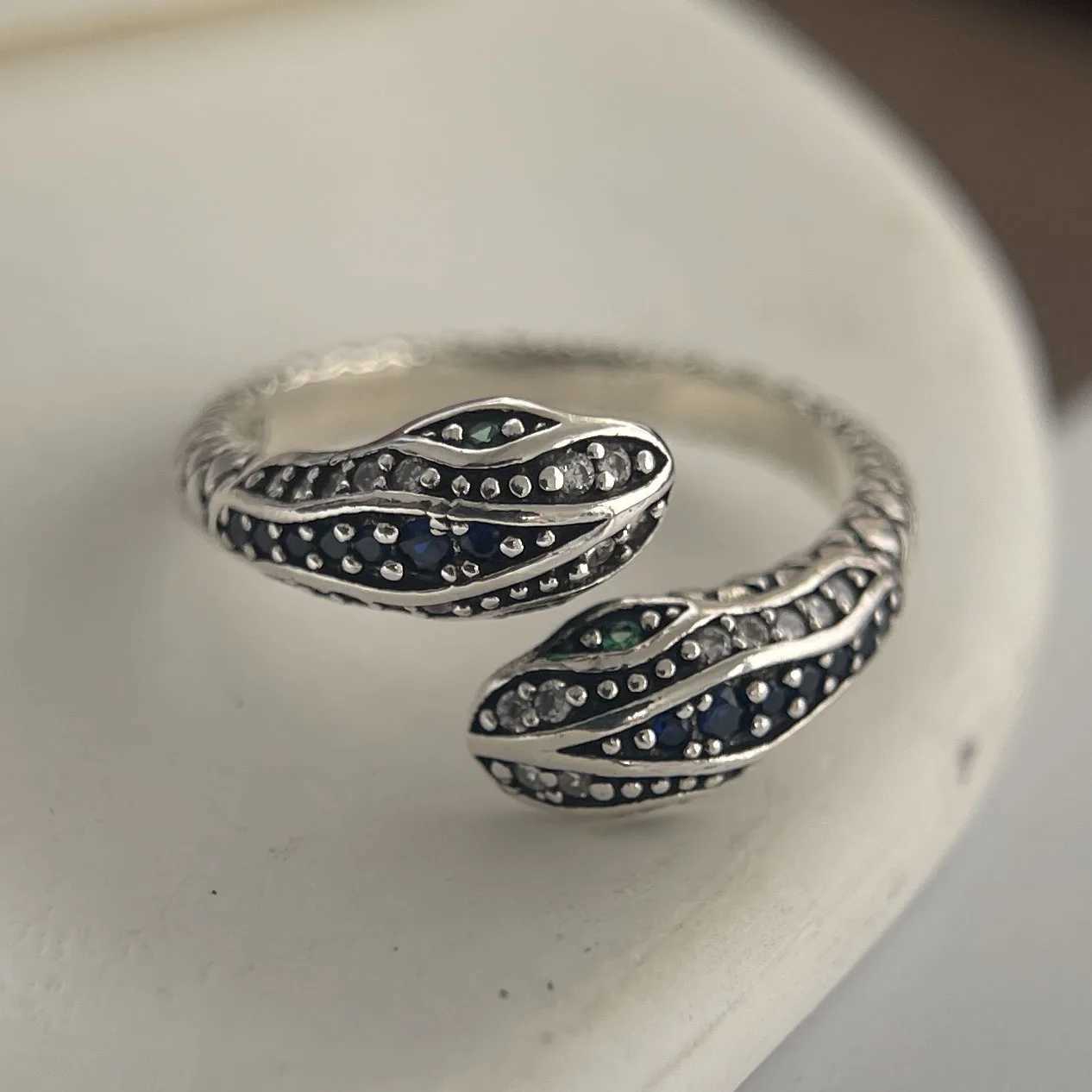 BF CLUB 925 Sterling Silver String Ring For Women Jewelry Finger Open Handmade Inter Snake Rings Allergy For Birtay GiftXJ250514