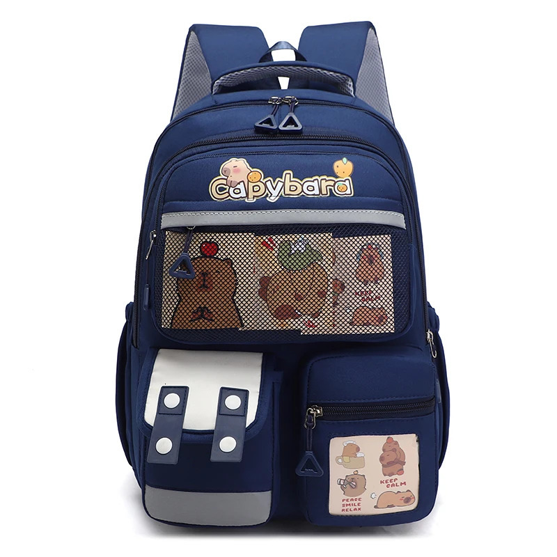 Cute Capybara Backpack School Backpack Kawaii Backpack Aesthetic Backpack for Kids Boys Girls 250514