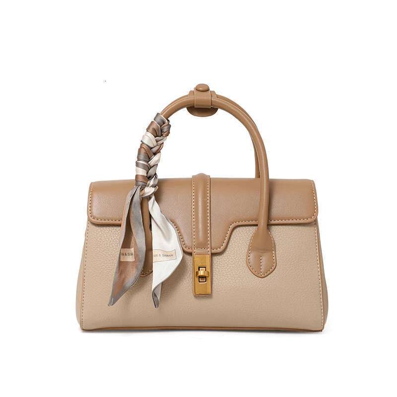 Genuine Cow Leather Handbag Shoulder Cross-Body Large Capacity Stylish Fashionable High-End Women's Bag 2025 New