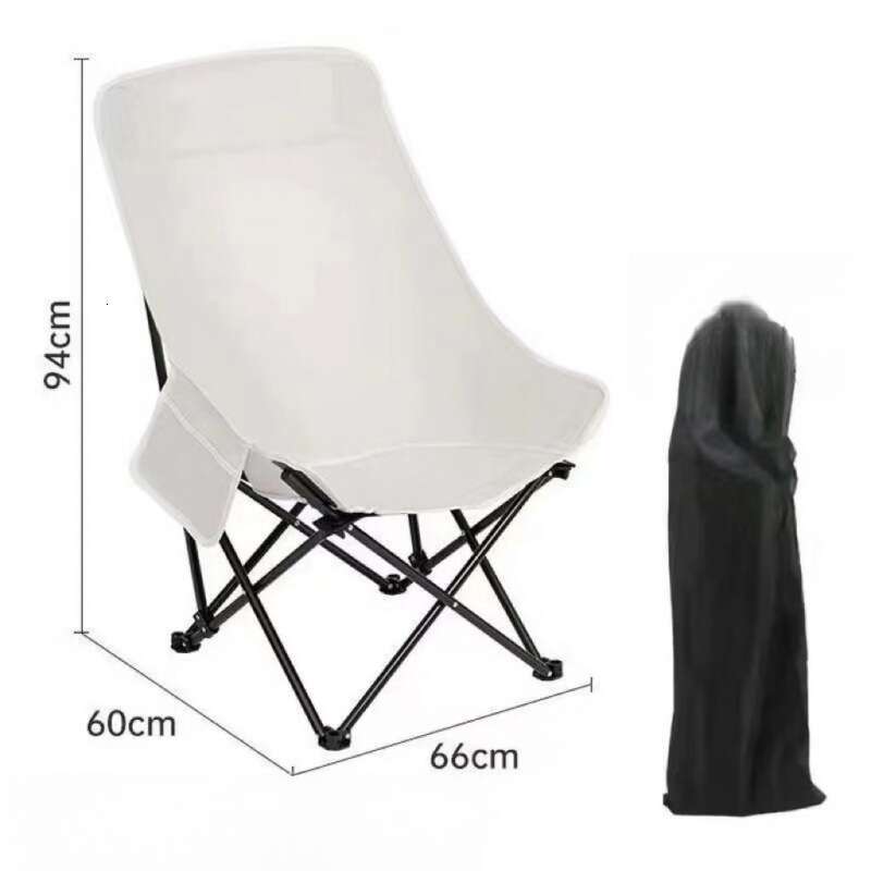 Moon Outdoor Folding Camping Chair Portable Fishing Picnic Sketching Backrest