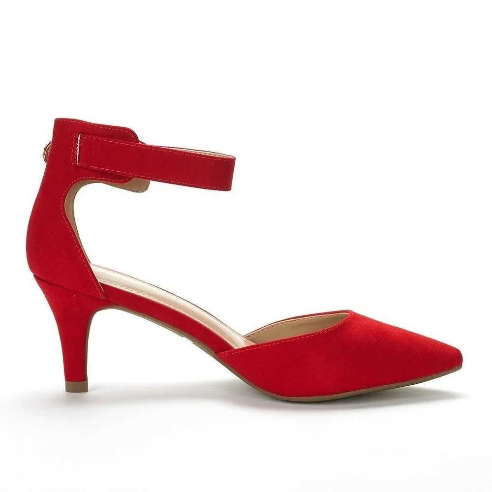Women Sandals Summer Ladies Bridal Suede 5cm Thick Heel Pumps Wedding Party Shoe Newest Woman Open Toe Sexy Ankle Straps Sandal W250514