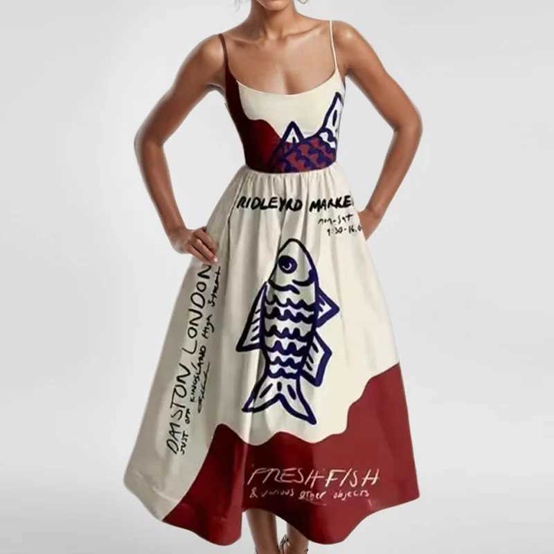 Women Summer Fashion Sexy Style Suspender Long Dress Backless A-Line Elegant Party Vacation Dresses New High Waist Evening DressXJ250514