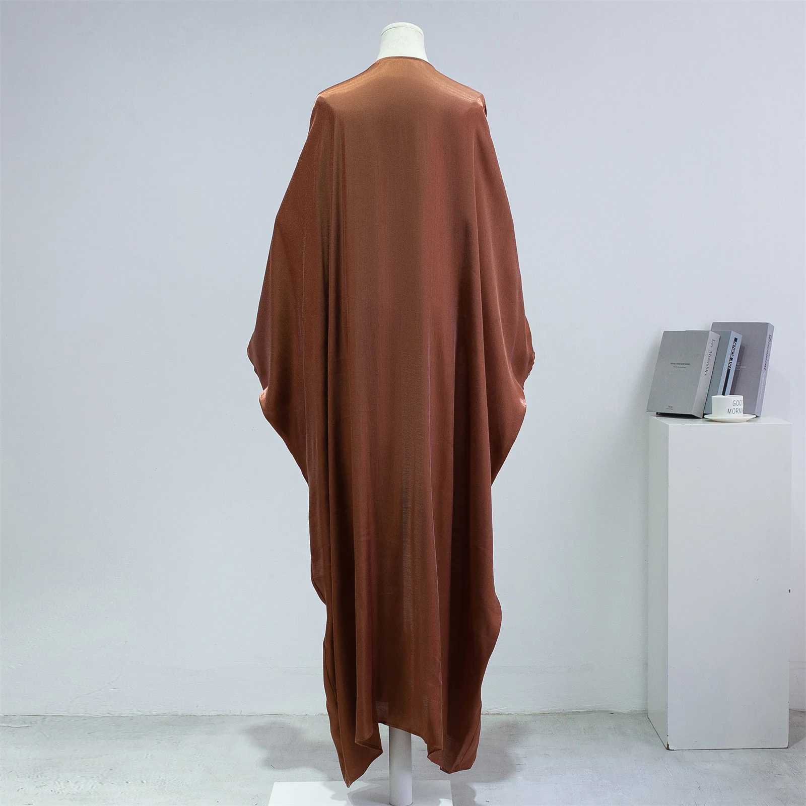 Muslim Out Abayas Smocking Slve kaftans One-piece Prayer Women Jilbabs Cardigan Coat Islamic Clothing Dubai Saudi Robe Turkish X250514