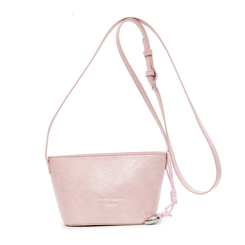 This year's popular small bags for women's summer 2025 new style simple and versatile single shoulder crossbody casual bucket bag