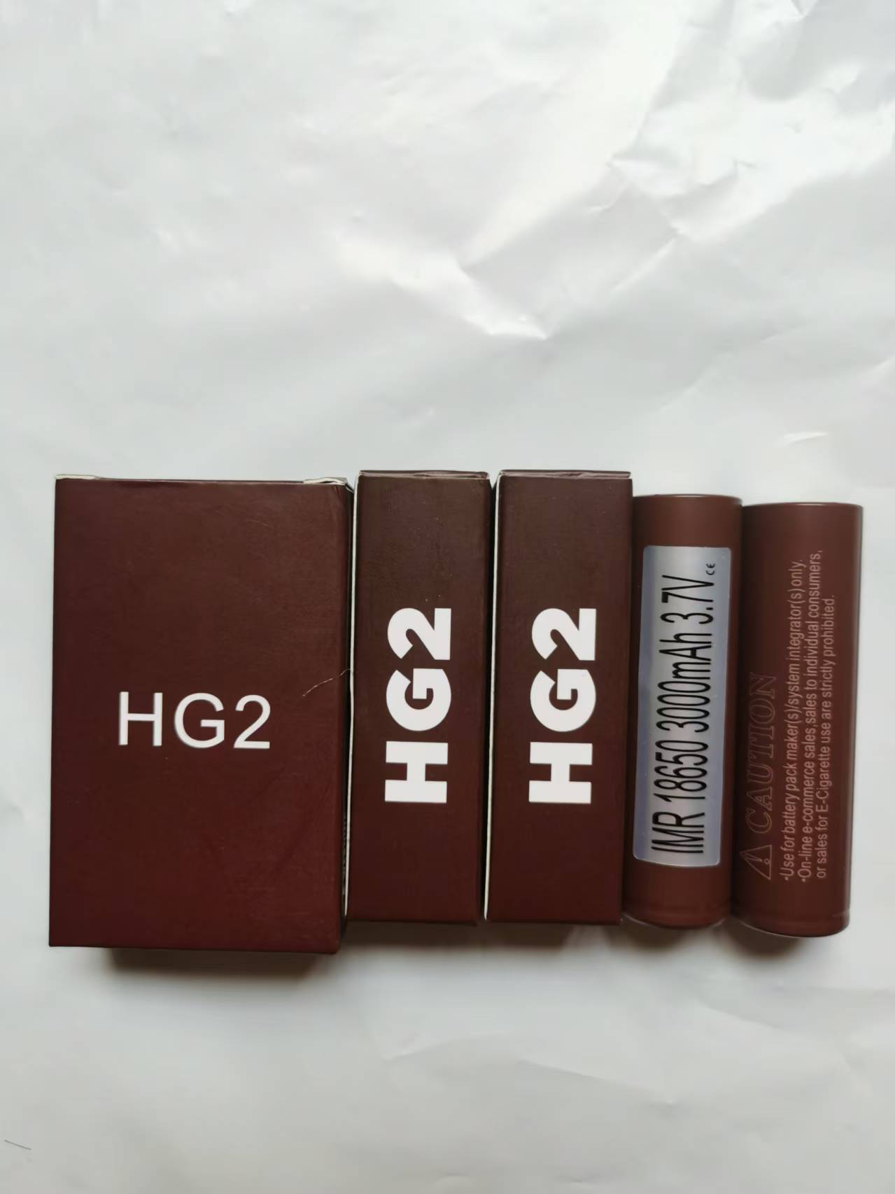 100% High Quality HG2 INR18650 Battery 3000mAh 3.7V INR 18650 20A 35A Lithium Top Drain Rechargeable Li-ion Batteries Cell Fast With Brown Box