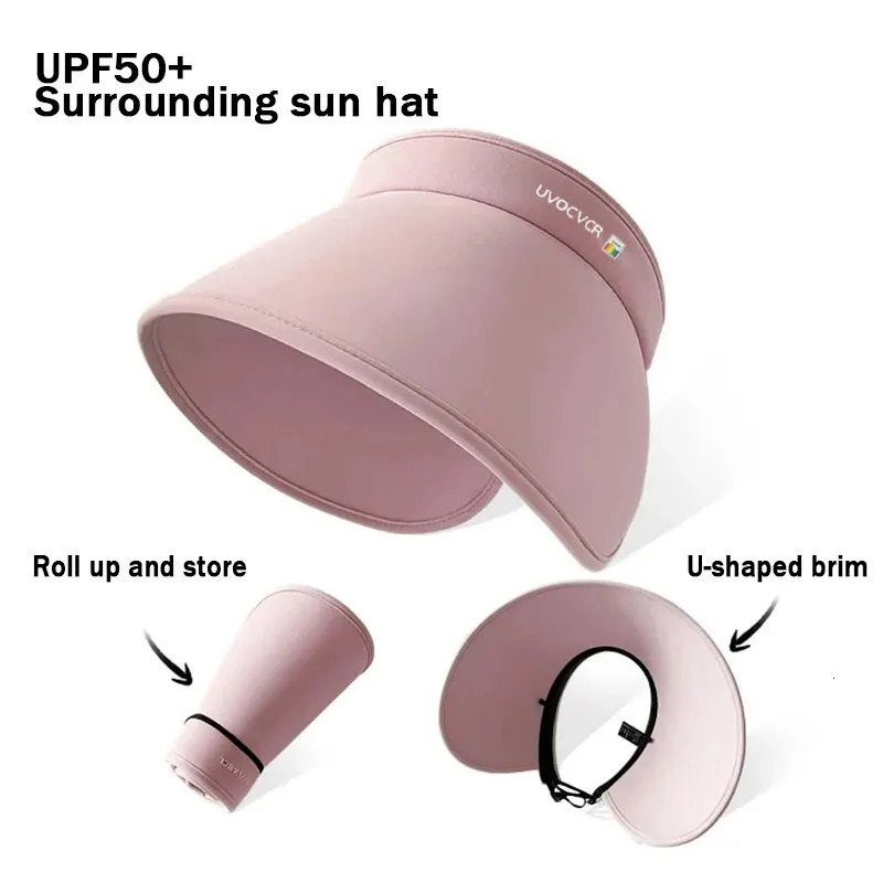 1Wide Brim Sun Hat Womens Large Uv Protection Golf Beach Korean 250514
