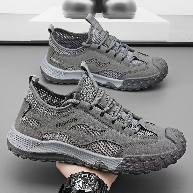 Labor Protection For Men Casual Shoes Breathable Wear Resistant Lightweight Construction Site Men S Shoes Summer Mesh Safety Welding Work Shoes Ddmysa