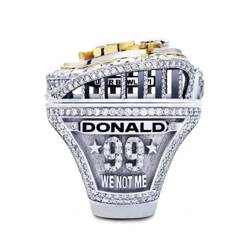 Designer Ring Team Championship Ring Souvenir Fan Men Gift Detachable Flip Super Bowl Champion Ring Alloy Steel Mold Players Name Championship Ring