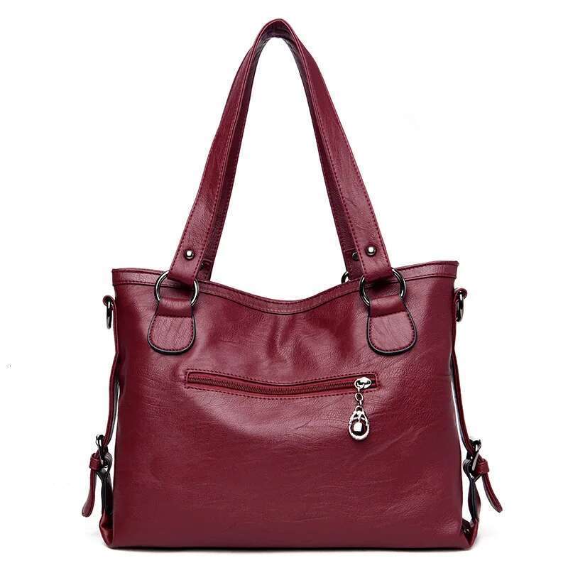 Winter PU Leather Zipper Handbags And Purse Omen Large Capacity Designer Shoulder Crossbody Bags Bolsa Feminina Sac